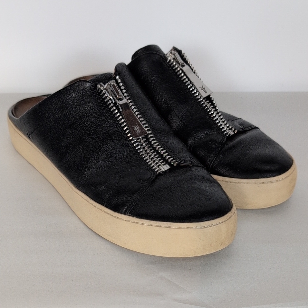Frye Lena Zip Slip On Shoes
